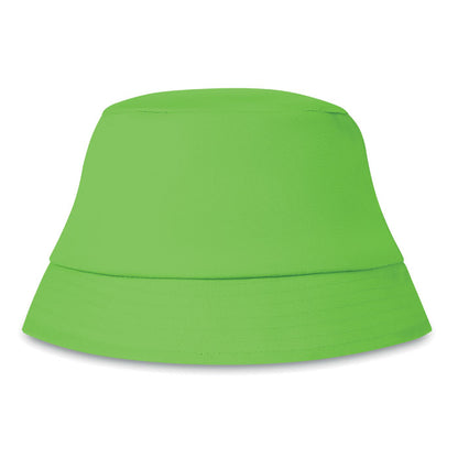 Gorro playero de algodón verde