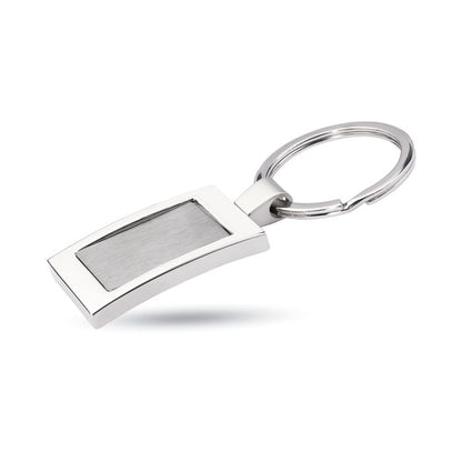 Llavero rectangular de zinc