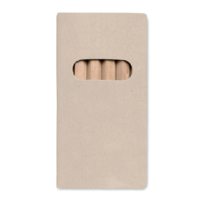 ABIGAIL - 6 lápices de colores en caja - Regalos Corporativos Personalizados · Clap Comunicacion