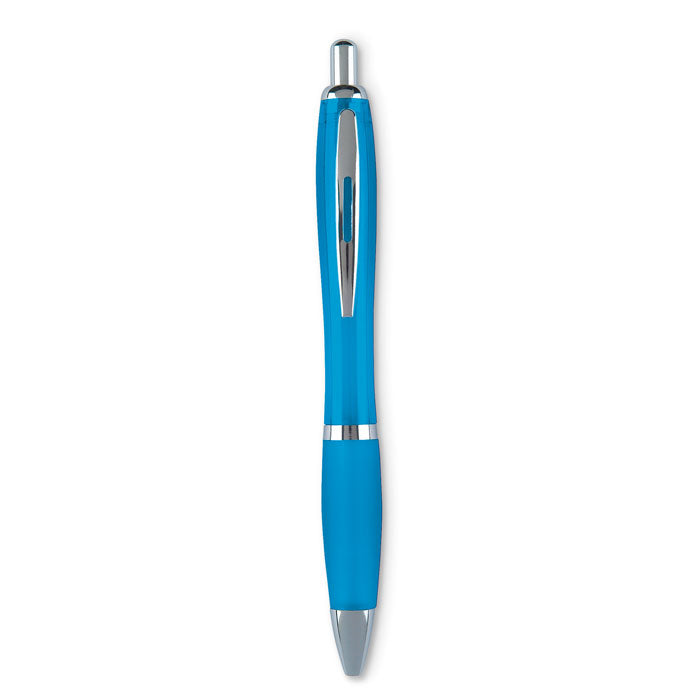 RIOCOLOUR - Bolígrafo con pulsador en ABS - Regalos Corporativos Personalizados · Clap Comunicacion
