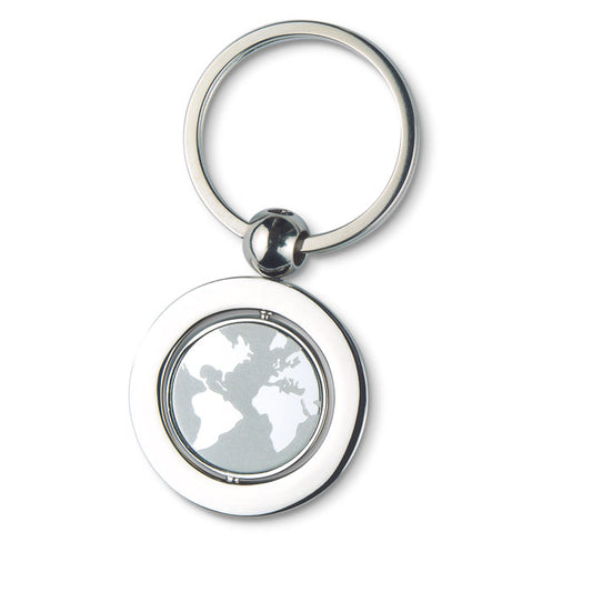 GLOBY - Llavero metal forma mundo - Regalos Corporativos Personalizados · Clap Comunicacion