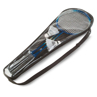 Set de badminton con 2 raquetas y 2 volantes con bolsa de transporte