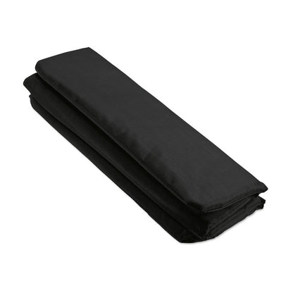 Esterilla plegada negro para eventos
