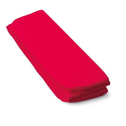 Esterilla plegada roja para eventos