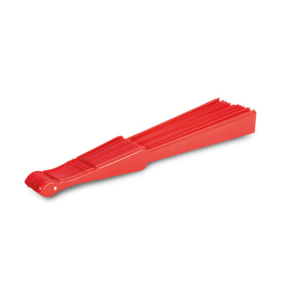 Abanico rojo cerrado