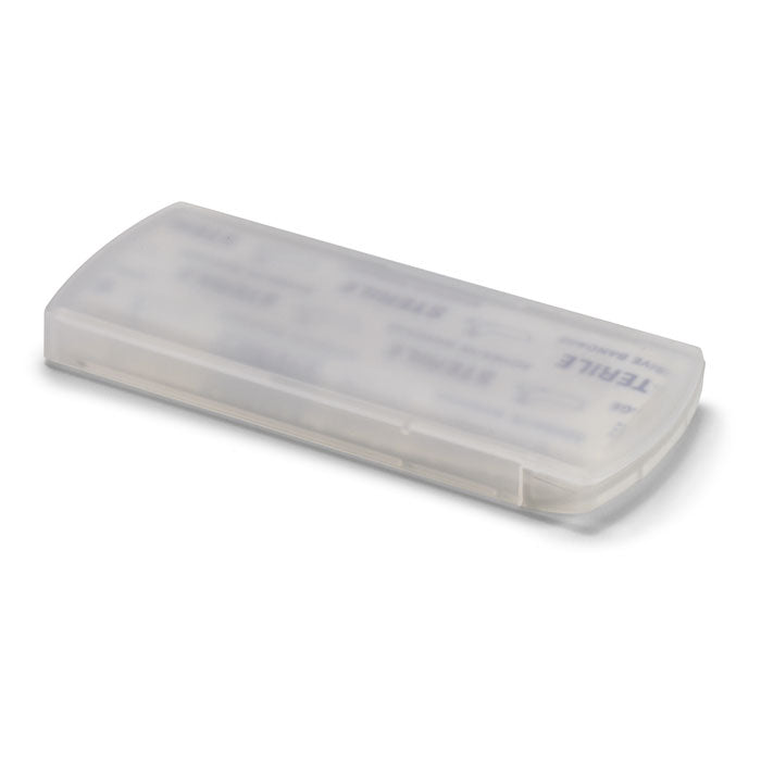 EVAN - Tiritas en caja de emergencia - Regalos Corporativos Personalizados · Clap Comunicacion