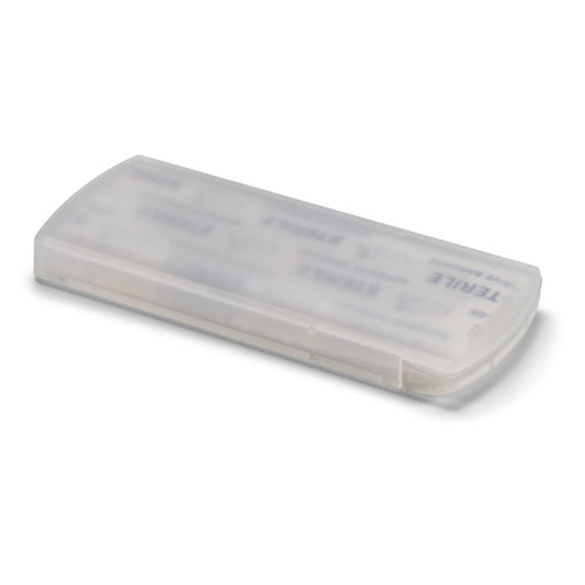 EVAN - Tiritas en caja de emergencia - Regalos Corporativos Personalizados · Clap Comunicacion