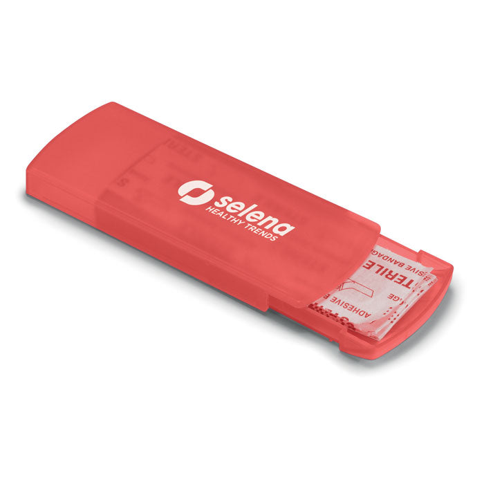 EVAN - Tiritas en caja de emergencia - Regalos Corporativos Personalizados · Clap Comunicacion