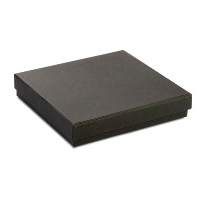 Caja de cartón negra