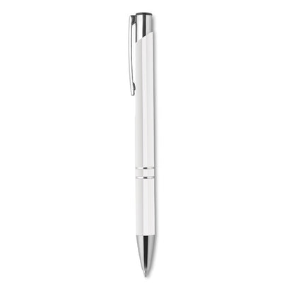 Bolígrafo  con pulsador blanco