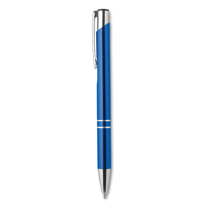 Bolígrafo  con pulsador azul