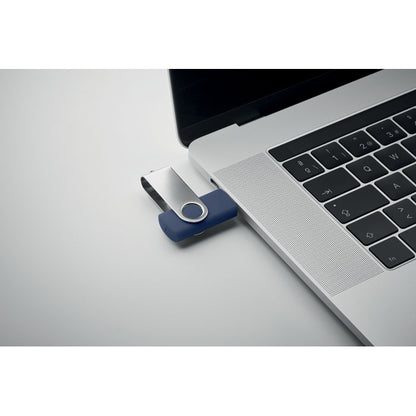 USB de metal y plástico blanca