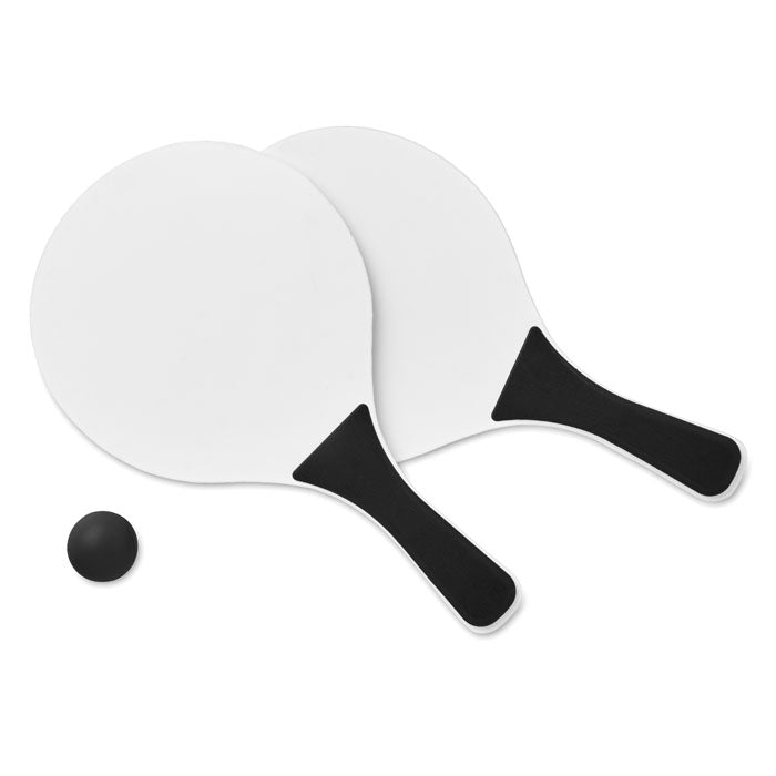 MINI MATCH - Set pequeño de raquetas de pla - Regalos Corporativos Personalizados · Clap Comunicacion