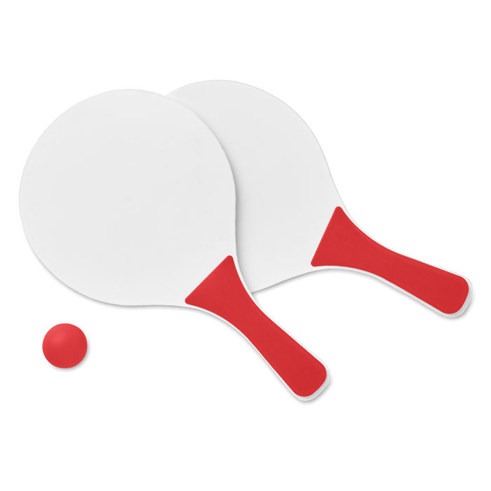 MINI MATCH - Set pequeño de raquetas de pla - Regalos Corporativos Personalizados · Clap Comunicacion