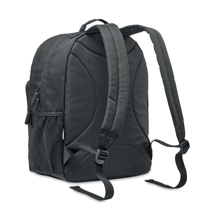 VALLEY BACKPACK - Mochila para portátil RPET 300D - Regalos Corporativos Personalizados · Clap Comunicacion
