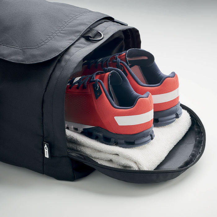 VALLEY DUFFLE - Bolsa deporte grande RPET 300D - Regalos Corporativos Personalizados · Clap Comunicacion