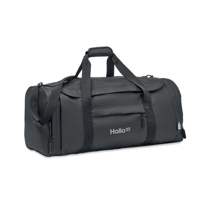 Bolsa grande de deporte personalizada con logotipo en bolsillo frontal