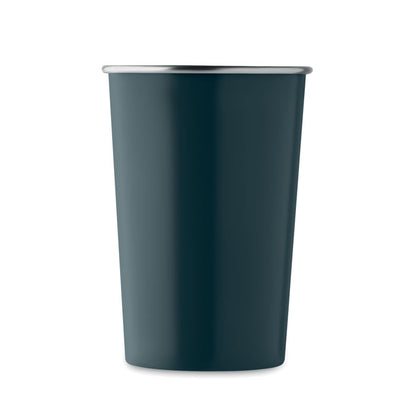 Vaso azul de acero inoxidable