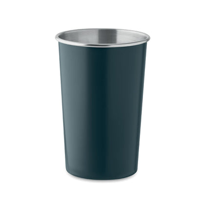 Vaso de acero inoxidable de color azul