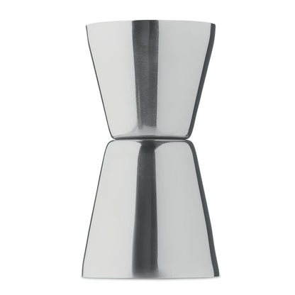 Medidor de bebidas de dos capacidades de acero inoxidable