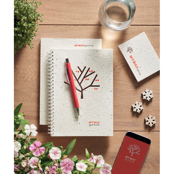 SEED BOOK - Libreta A5 tapas de semillas - Regalos Corporativos Personalizados · Clap Comunicacion