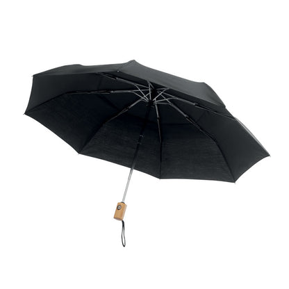 Paraguas negro plegable