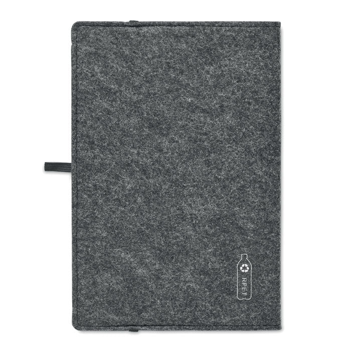 FELTBOOK - Libreta A5 RPET fieltro - Regalos Corporativos Personalizados · Clap Comunicacion