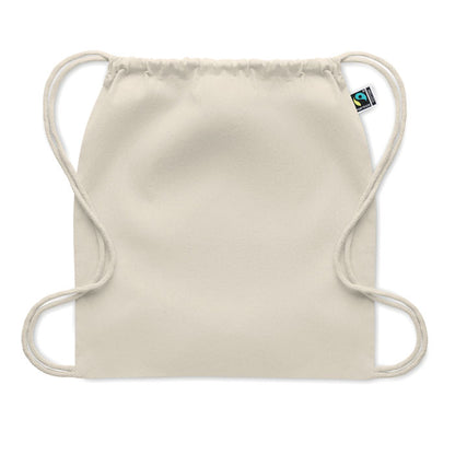 Bolsa de cuerdas semiabierta color natural