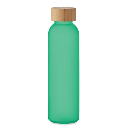Tapón de bambú de botella con logo impreso