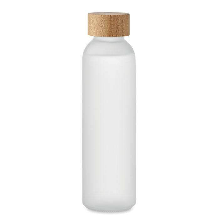 ABE - Botella vidrio esmerilado 500 m - Regalos Corporativos Personalizados · Clap Comunicacion