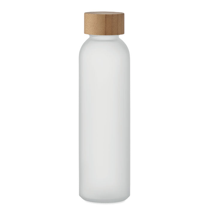 ABE - Botella vidrio esmerilado 500 m - Regalos Corporativos Personalizados · Clap Comunicacion