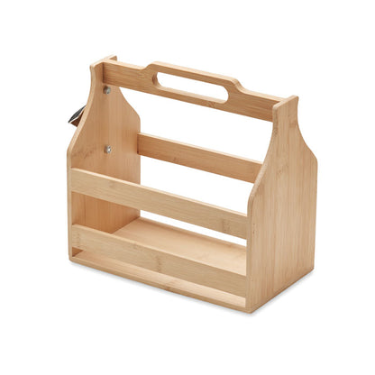 Caja de madera para transportar 6 botellas 