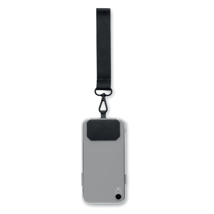 CELESTE - Lanyard teléfono de poliéster - Regalos Corporativos Personalizados · Clap Comunicacion