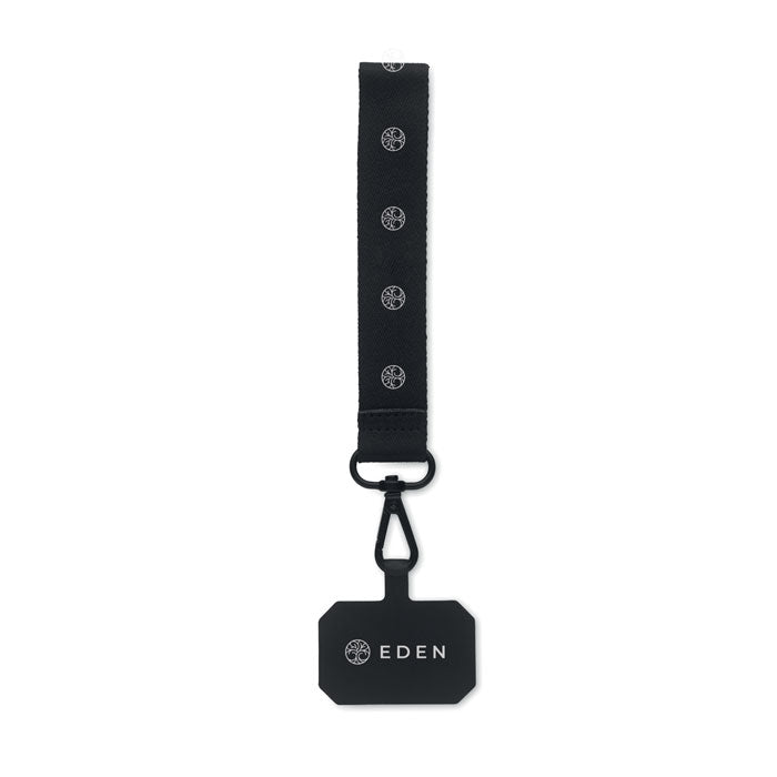CELESTE - Lanyard teléfono de poliéster - Regalos Corporativos Personalizados · Clap Comunicacion