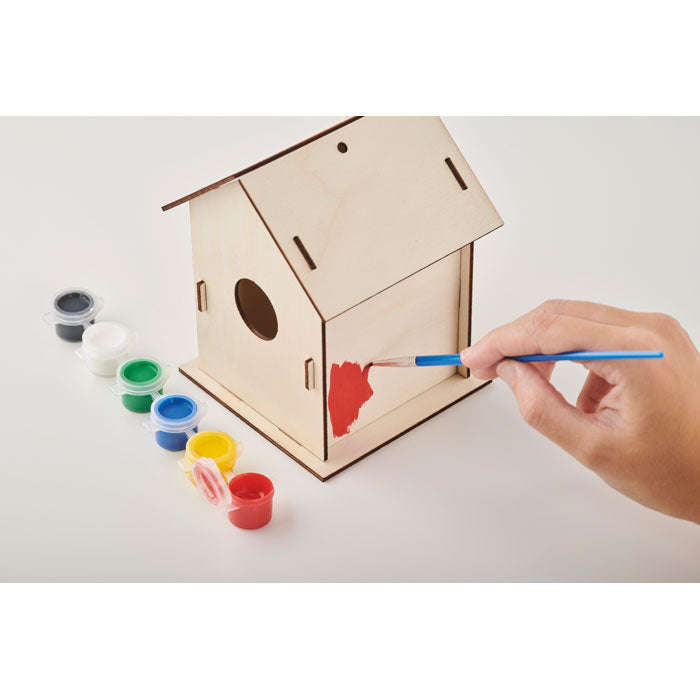 PAINTHOUSE - Kit pajarera de madera DIY - Regalos Corporativos Personalizados · Clap Comunicacion