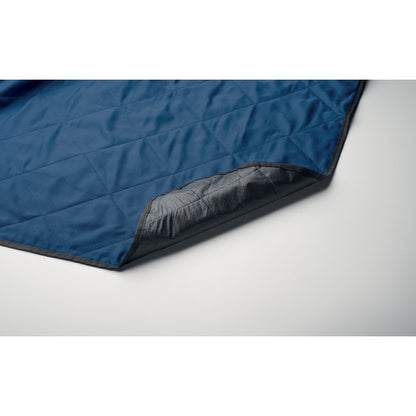 Revestimiento inferior de plástico de manta para picnic azul