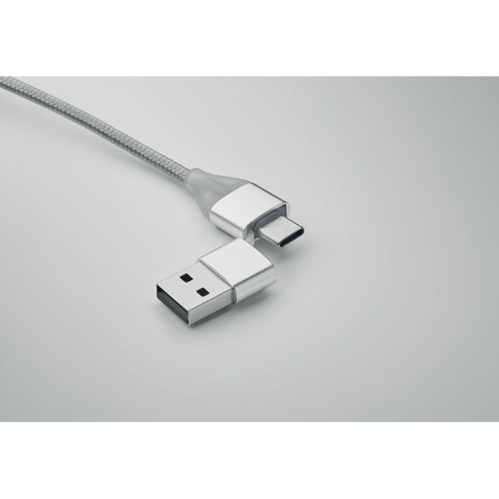 BLUE - Cable de carga 4 en 1 tipo C - Regalos Corporativos Personalizados · Clap Comunicacion