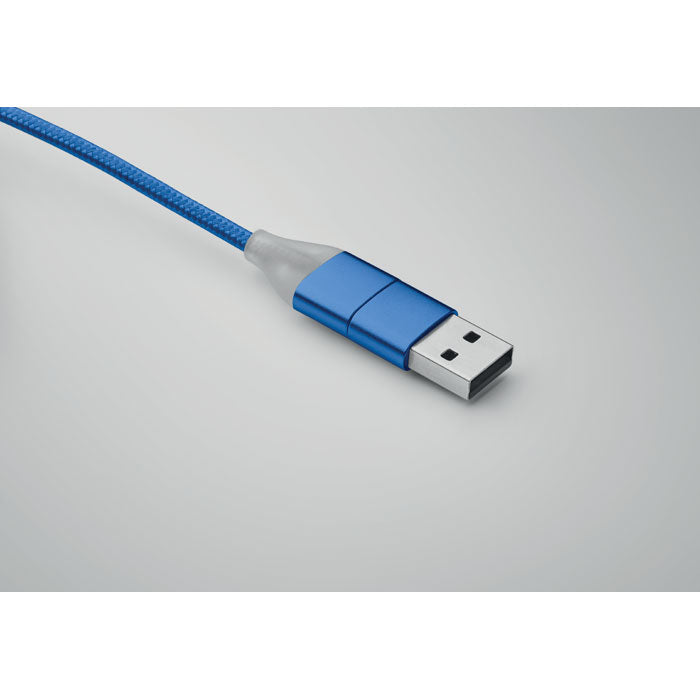 BLUE - Cable de carga 4 en 1 tipo C - Regalos Corporativos Personalizados · Clap Comunicacion