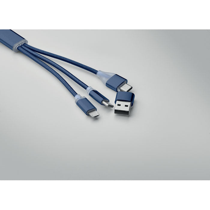 BLUE - Cable de carga 4 en 1 tipo C