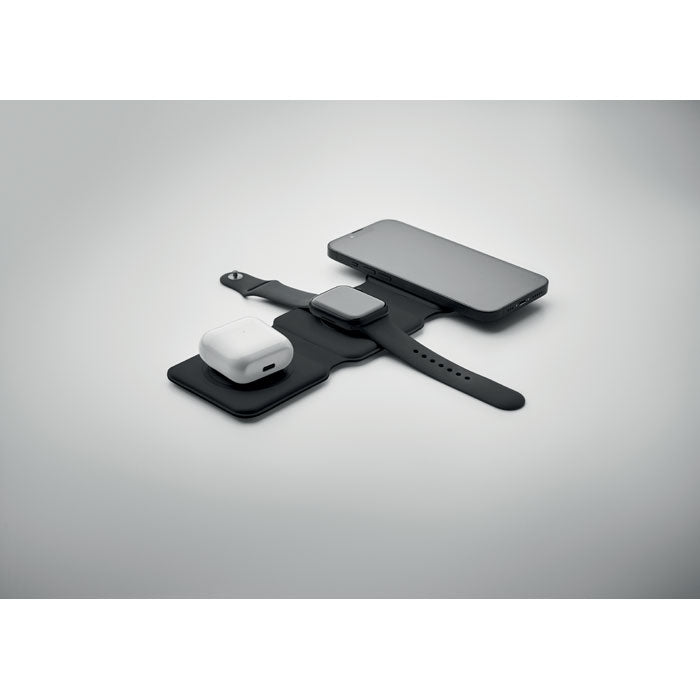 ORIO - Base de carga plegable 3 en 1 - Regalos Corporativos Personalizados · Clap Comunicacion