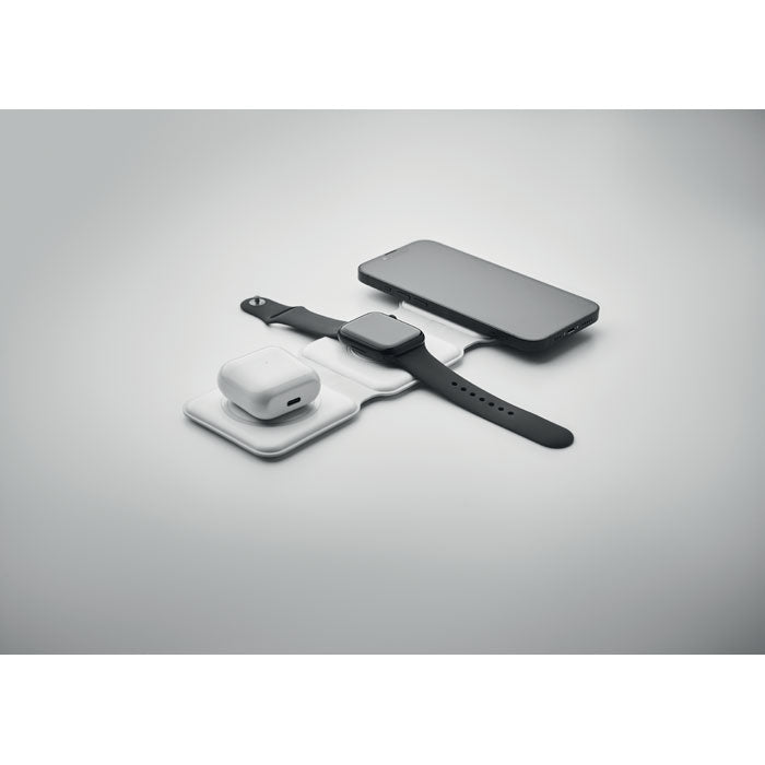 ORIO - Base de carga plegable 3 en 1 - Regalos Corporativos Personalizados · Clap Comunicacion