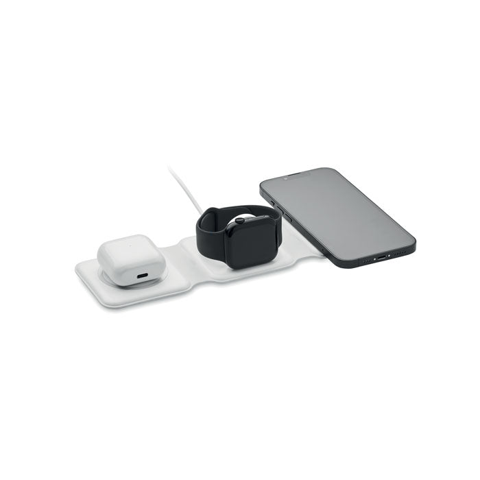 ORIO - Base de carga plegable 3 en 1 - Regalos Corporativos Personalizados · Clap Comunicacion