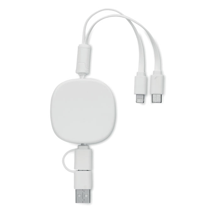 TOGOBAM - Cable carga retráctil multiUSB - Regalos Corporativos Personalizados · Clap Comunicacion