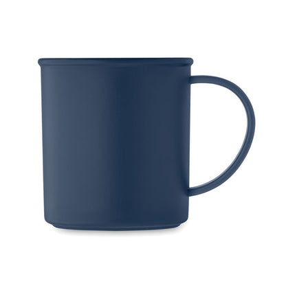 Taza reutilizable vintage de plástico marino