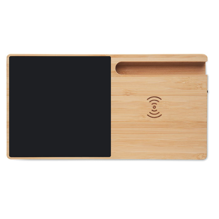 SIBIT - Cargador inalámbrico de bambú - Regalos Corporativos Personalizados · Clap Comunicacion