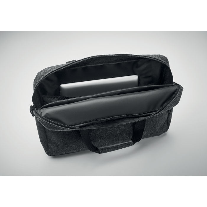 PLANA - Maletin fieltro RPET para 15" - Regalos Corporativos Personalizados · Clap Comunicacion
