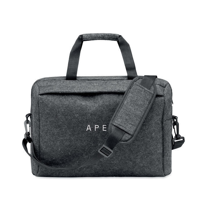 PLANA - Maletin fieltro RPET para 15" - Regalos Corporativos Personalizados · Clap Comunicacion