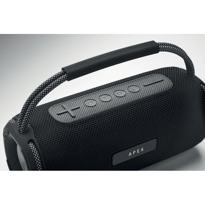 Vista superior de altavoz inalámbrico con botones