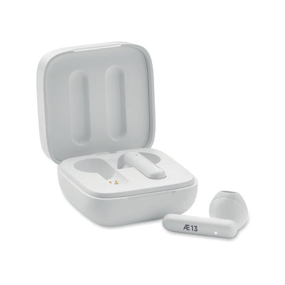 Auriculares blancos inalámbricos