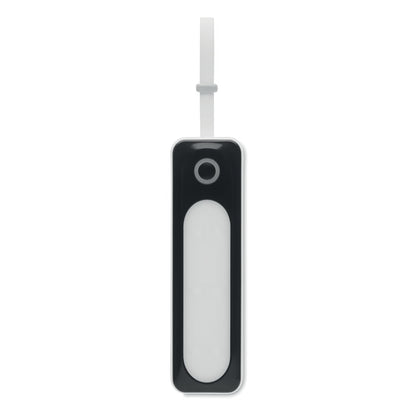 Vista frontal de powerbank con cinta